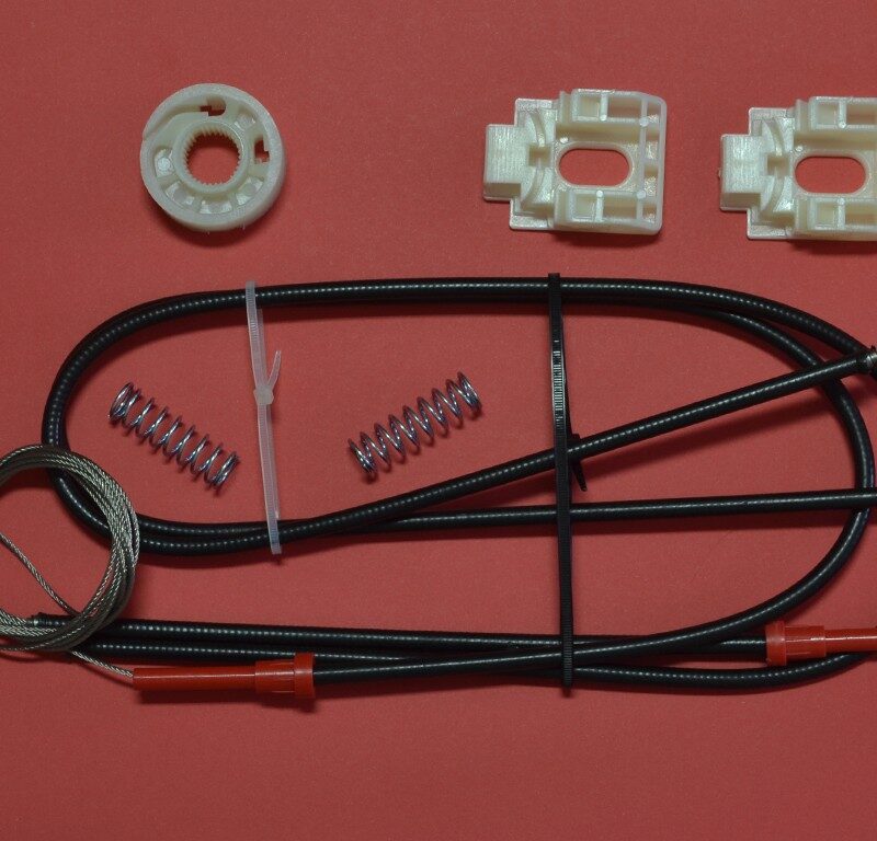 Kit reparatie macara usa Audi A3 1996-2003 (8L) - 4-5 usi - Kit complet stanga fata