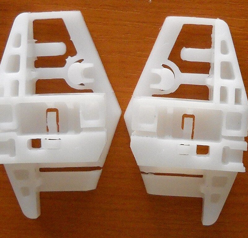 Kit reparatie macara Peugeot 206 1998-2006 - Cleme culisante sina stanga sau dreapta fata