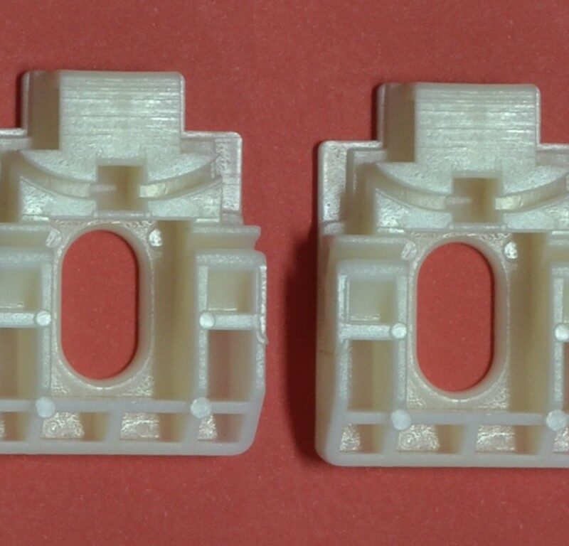 Kit reparatie macara usa Audi A3 8L 1996-2003 - 4-5 usi - Cleme culisante sina macara stanga dreapta fata