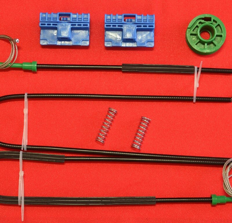 Kit reparatie macara usa Audi A3 1996-2003 (8L) - 2 3 usi - Kit reparatie complet, stanga