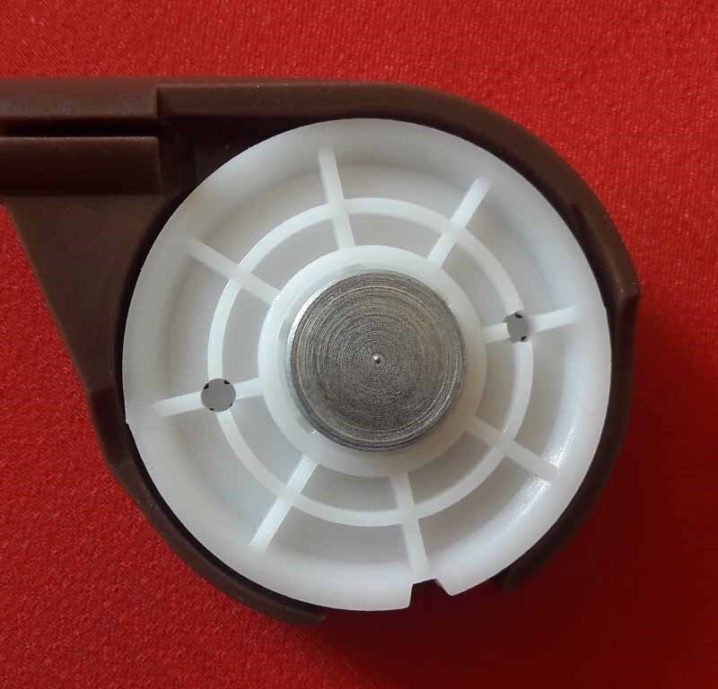 Kit reparatie macara auto BMW seria 3 E46 prefacelift 1998-2001 - Rola capat sina cu nit fata cu capac - 1