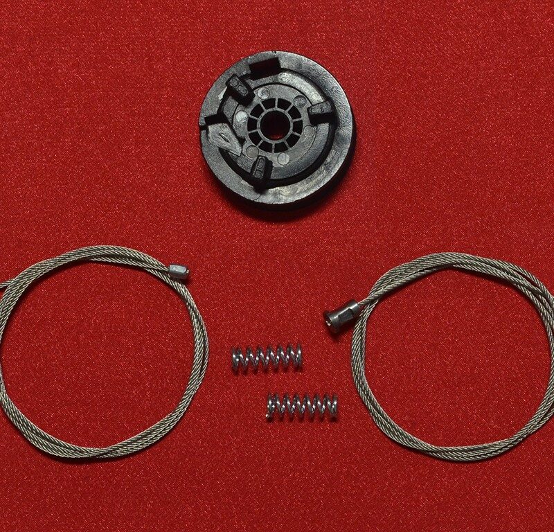 Kit reparatie macara geam Dacia Logan - Cabluri cu rola, stanga/fata