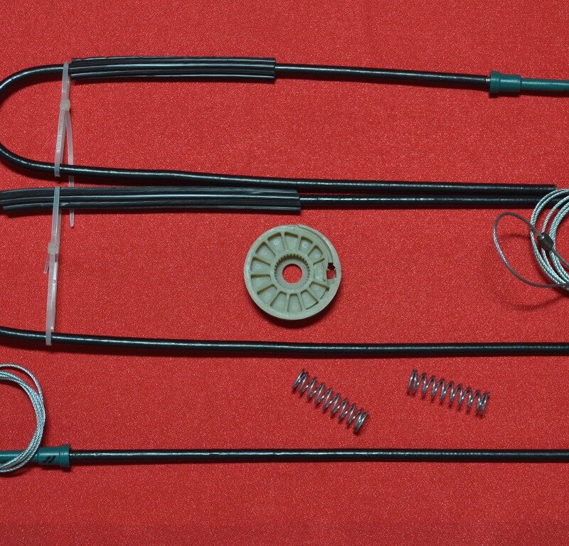 Kit reparatie macara geam Audi A6 2004-2011 C6 (4F) - Cabluri cu rola, stanga sau dreapta fata