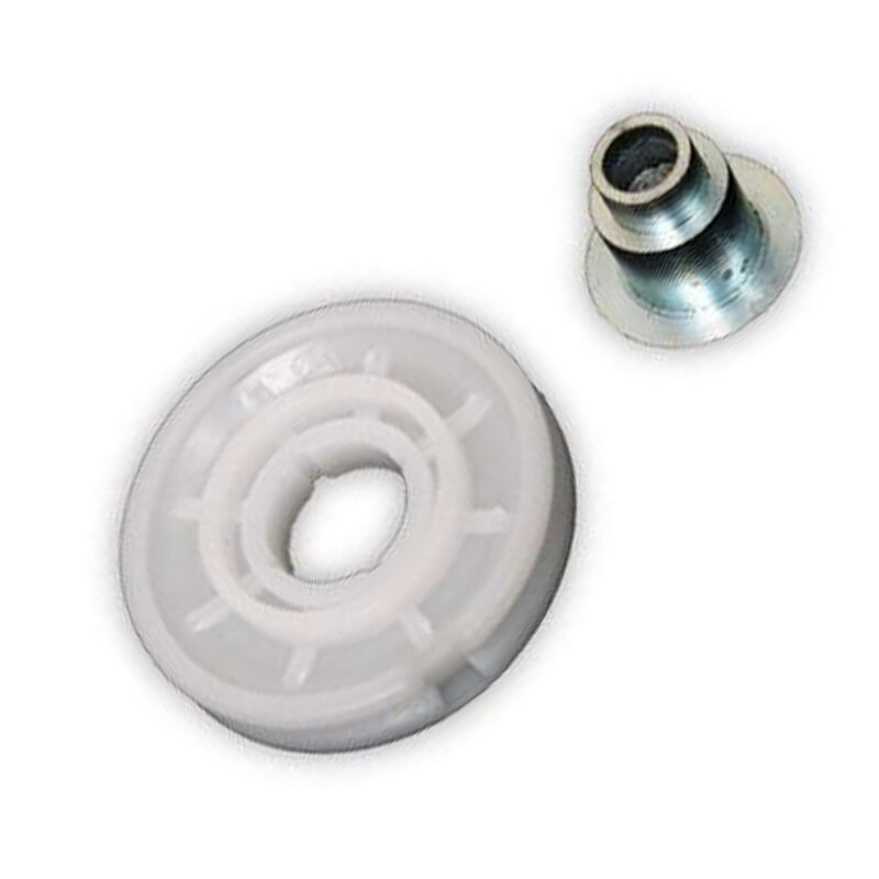 Kit reparatie macara Audi A8 D2 4D 1994-2002 - Rola capat sina fata spate tip 2 (verde)