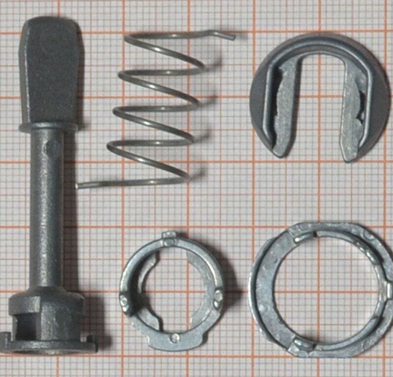 Kit de reparatie incuietoare (Yala) usa Seat Toledo II 1998-2005 - fata