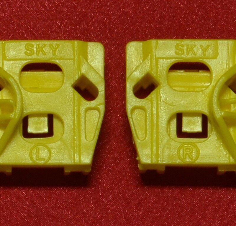 Kit reparatie macara auto Saab 9-3 2003-2012 - Cleme culisante sina, stanga sau dreapta fata L+R