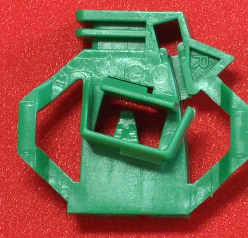 Kit reparatie macara auto VW Polo Variant 1997-2001 - Clema culisanta sina dreapta fata-verde