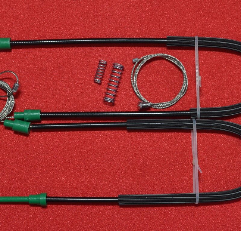 Kit reparatie macara geam Ford Focus I 4 5 usi 1998-2004 - Cabluri cu arcuri, stanga sau dreapta fata