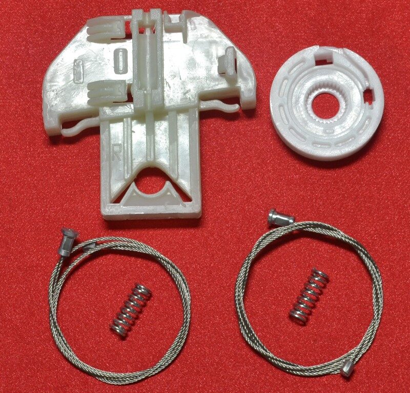 Kit reparatie macara geam Ford Focus I 4 5 usi 1998-2004 - Kit reparatie complet dreapta spate