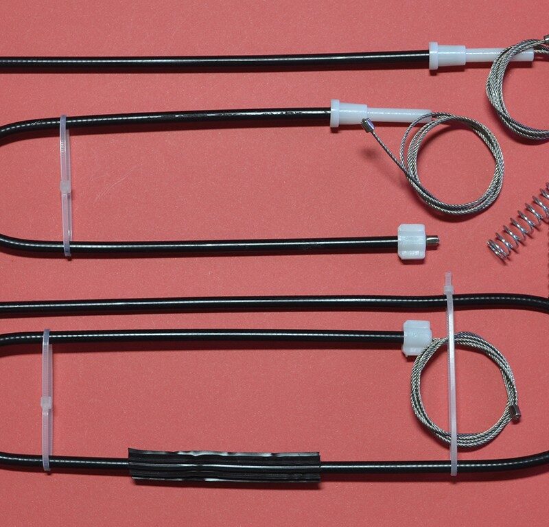 Kit reparat macara auto Peugeot 307 CC cabrio - Cabluri cu arcuri stanga dreapta fata