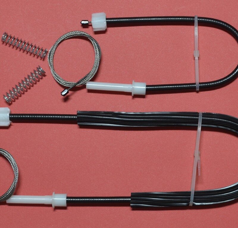 Kit reparat macara auto Peugeot 307 CC cabrio - Cabluri cu arcuri stanga dreapta spate