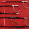 Kit reparat macara geam Alfa Romeo 159 2005-2011 4 5 usi - Cabluri cu acuri stanga dreapta fata