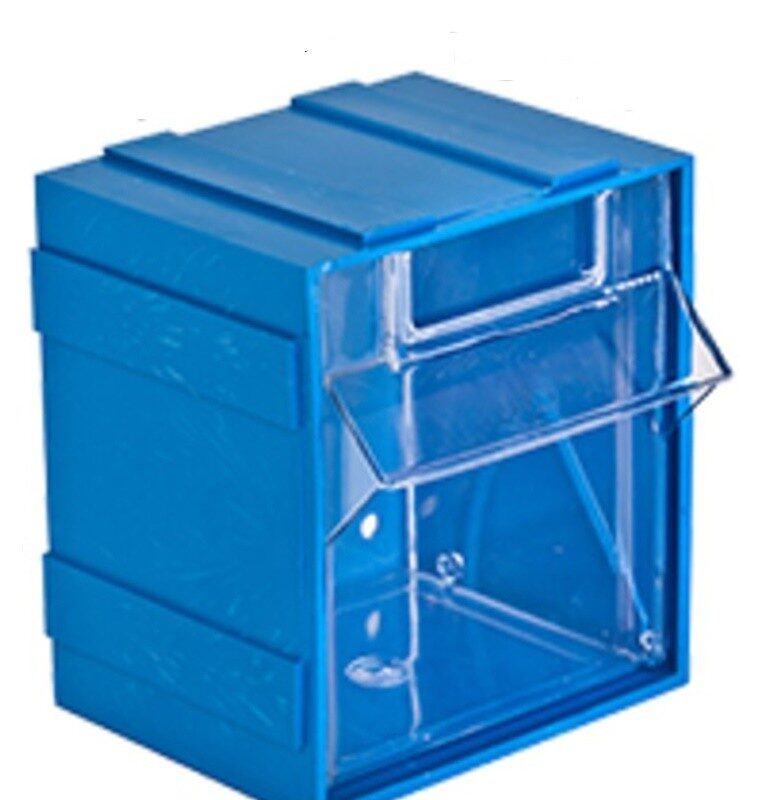 Cutie depozitare plastic cu sertar basculant 150*140*205 mm