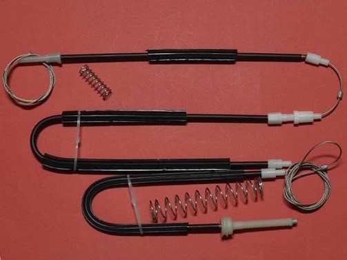 Kit reparatie macara auto VW Scirocco III 2008-2017 - Cabluri cu arcuri stanga sau dreapta fata