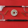 Kit reparat macara geam Alfa 156 (932) I 1997-2003 4-5 usi - Cabluri cu rola antrenare stanga fata