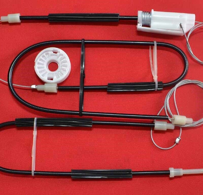 Kit reparatie macara geam Audi A4 cabrio 2002-2009 - Cabluri cu rola stanga dreapta fata