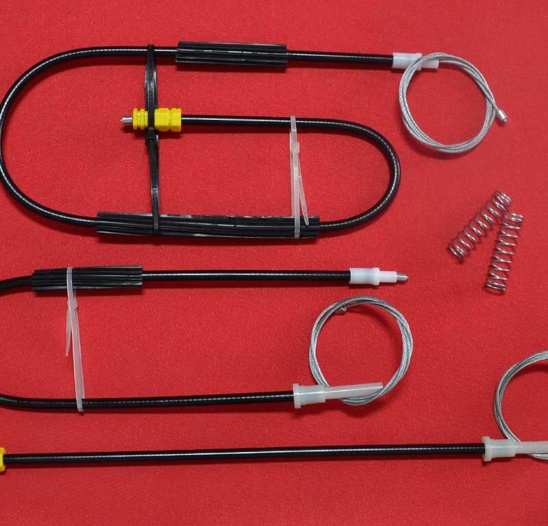 Kit reparat macara auto Peugeot Expert II 2007-2016 - Cabluri cu arcuri fata stanga dreapta