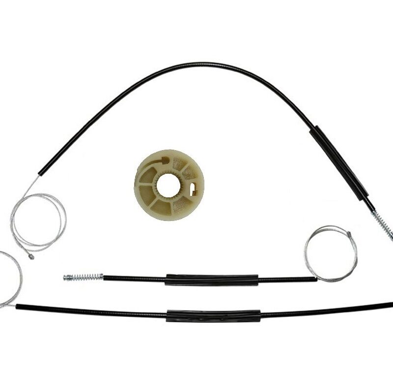 Kit reparatie macara geam Audi A3 8V 2012-2020 - 4-5 usi - Cabluri cu rola stanga fata