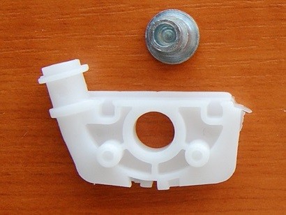 Kit reparatie macara auto BMW seria 3 E46 1998-2007 - Piesa culisare capat sina cu nit fata - 2