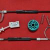Kit reparatie macara geam Alfa Romeo 147 (937) 2000-2010 4 5 usi - Kit reparatie complet fata dreapta