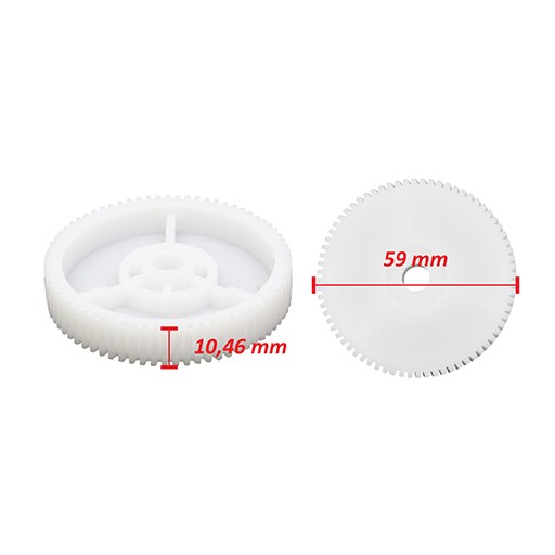 Rola melcata pinion interior motoras universala