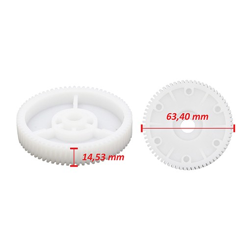 Rola melcata pinion interior motoras universala