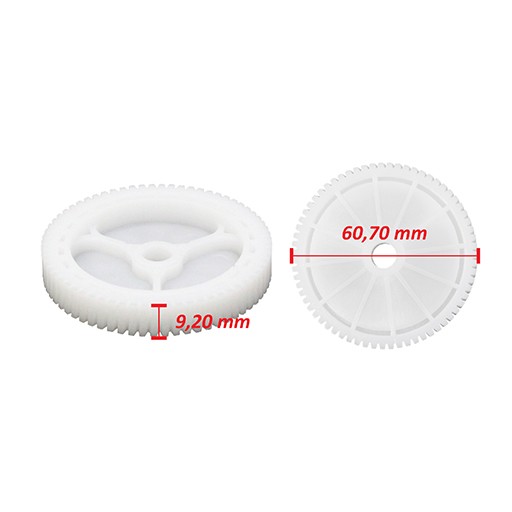 Rola melcata pinion interior motoras Scania