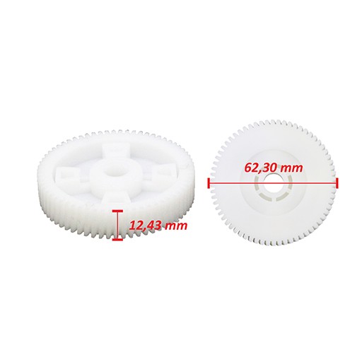 Rola melcata pinion interior motoras universal