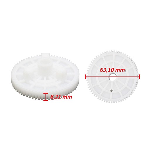 Rola melcata pinion interior motoras macara DAF model vechi