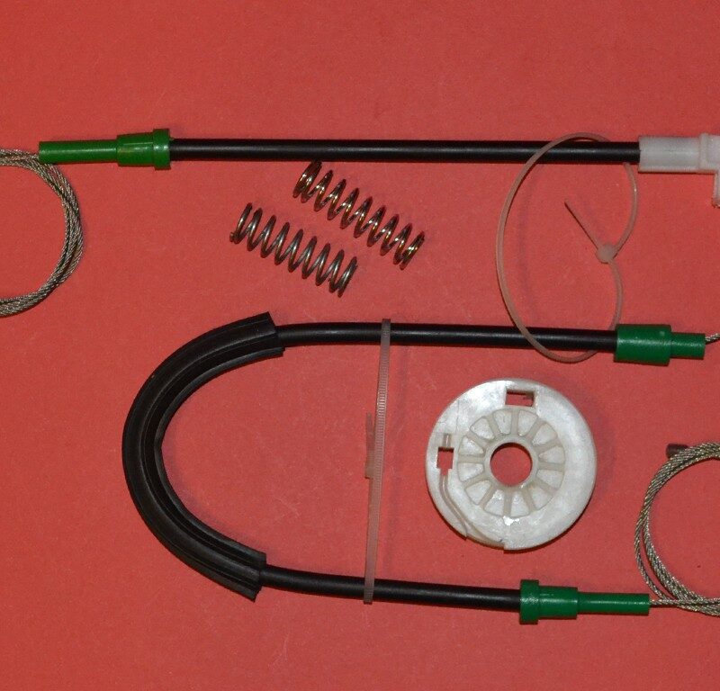 Kit reparatie macara geam Mitsubishi Space Star 1998-2005 4 5 usi - Cabluri cu rola, stanga fata