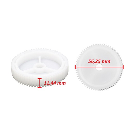 Rola melcata pinion interior motoras macara PEUGEOT 206