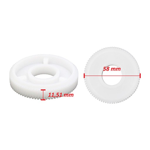 Rola melcata pinion interior motoras macara, universala