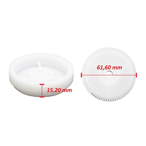 Rola melcata pinion interior motoras macara, universala