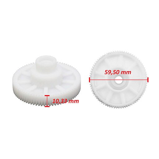 Rola melcata pinion interior motoras macara SEAT SKODA (NR. 20)