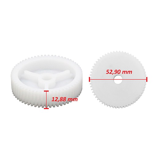 Rola melcata pinion interior motoras macara, universala (NR. 23)