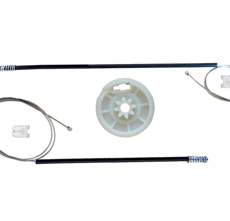 Kit reparatie macara electrica geam Volkswagen Fox 2005-2011 - Cabluri cu rola (melc) cabluri stanga sau dreapta